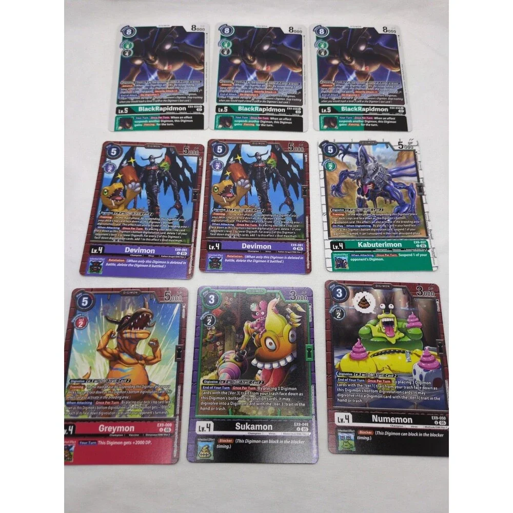 (90) Digimon Card Game Common Uncommon Rare + Foil Card Lot
